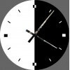 horloge murale moderne design BQNR