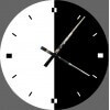 rellotge de paret modern de disseny BQNR