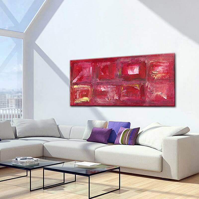 cuadros modernos abstractos para decora el salón -secuencias de un instante
