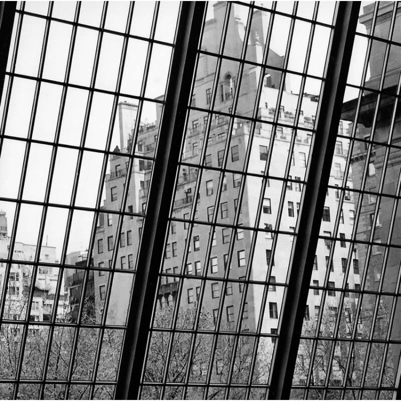 Quadre fotografia urbana ciutat finestra a museu de Nova York