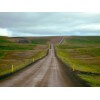 Landscapes painting photography icelandic road