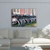MODERN Urban painting-bicycles in Amsterdam