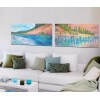 modern landscape paintings for the diving room-lake reflection I
