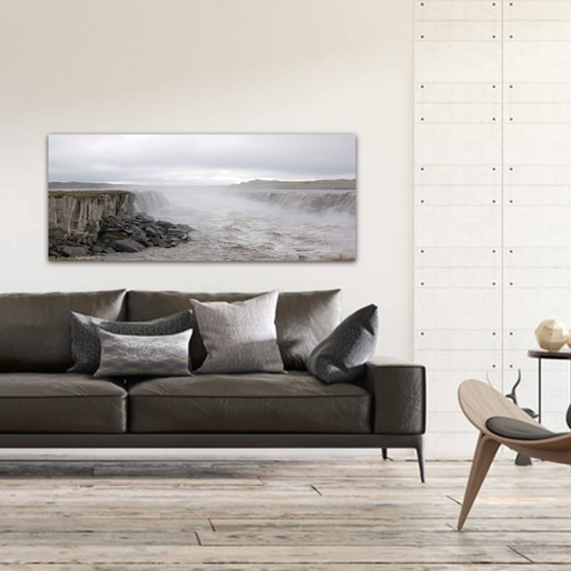 Tableau photographie paisajes eaux troubles - Islande