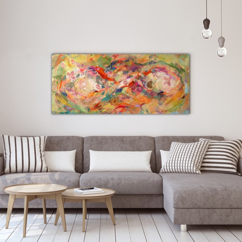 modern abstract paintings to decorate the living room-close to the surface