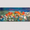 modern flower paintings for the dinning room -meadow flowers