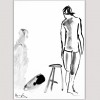 figurative painting-shadow and figure