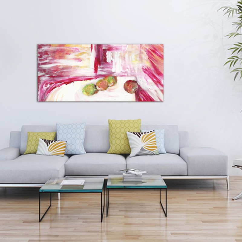 abstract modern paintings to decorate the living room-calm and movement II