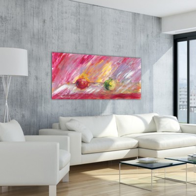 modern abstract paintings of apples to decorate the living room-distance ourselves
