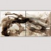 modern abstract paintings to decorate the bedroom-diptych digress