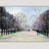 abstract urban paintings for the dining room -les Tuileries
