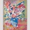 Tableau moderne fleurs-bouquet de fleurs d'amandier