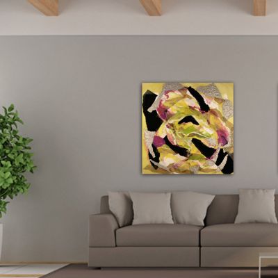cuadro moderno abstracto para el salón -ilusiones
