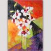 cuadro moderno de flores para el salón -orquídeas