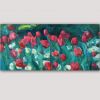 Tableau moderne fleurs-diptyque tulipes