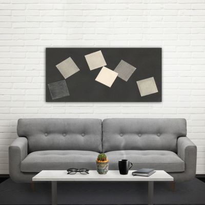 minimalist modern geometric paintings to decorate the living room-cards game