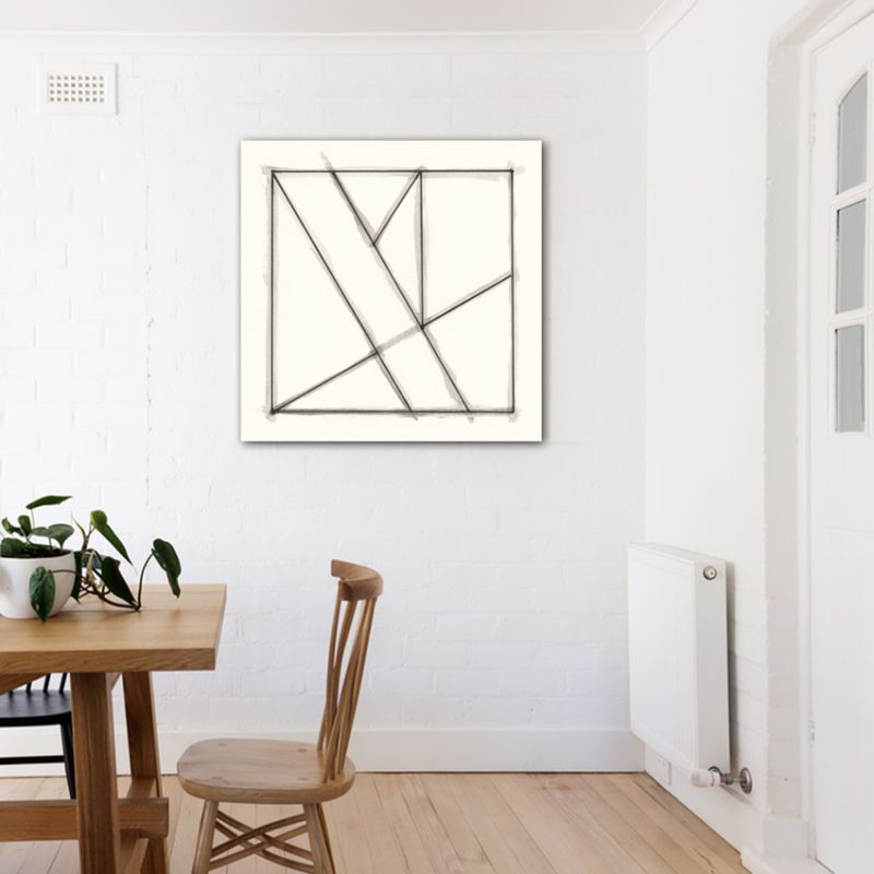 Tableaux modernes minimalistes géométriques pour le chambre- cristaux