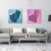 modern abstract paintings to decorate the living room