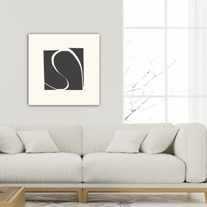 abstract minimalist geometric paintings to decorate the living room-complement