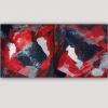abstract decorative paintings. diptych loving impulse