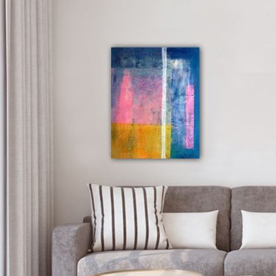 abstract modern painting-spring