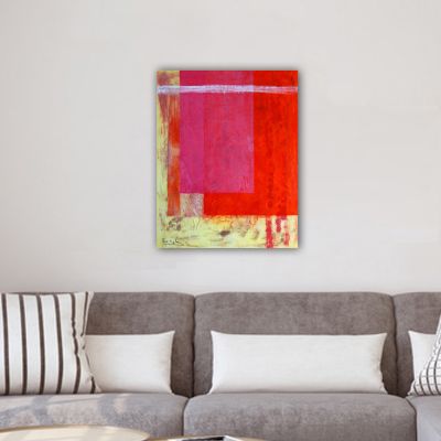 abstract modern painting-summer