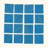 modern minimalist geometric paintings to decorate the bedroom-blue windows