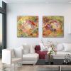 abstract paintings-diptych close to the surface