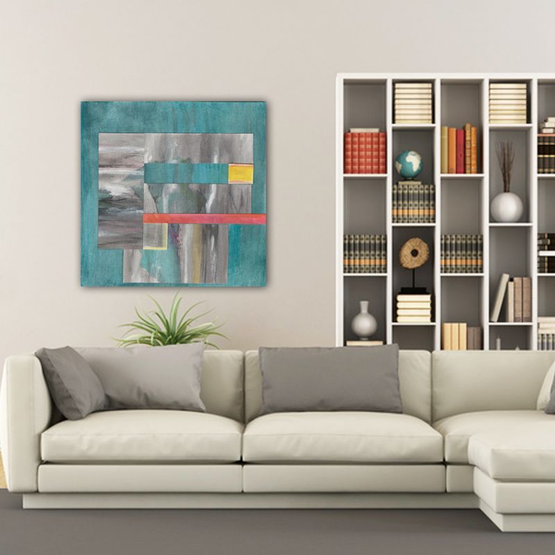 abstract geometric paintings for the living room -stability