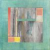 abstract modern painting for the bedroom -serenity