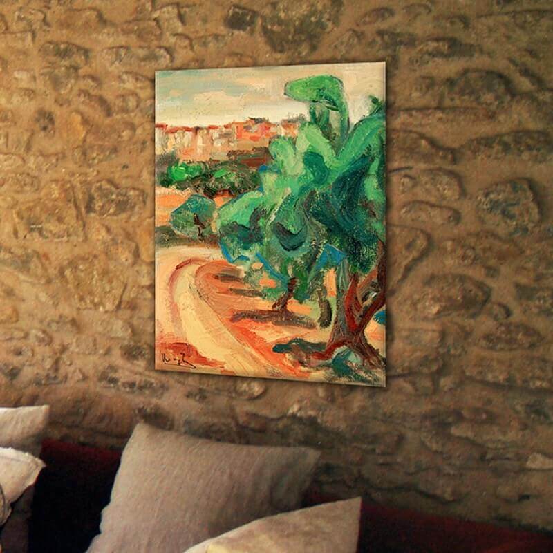 Landscape modern paintings for the diving room-path