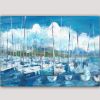 modern painting nautical landscape to decorate the living room-storm