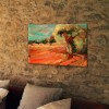 modern Landscape paintings for the diving room- olive field