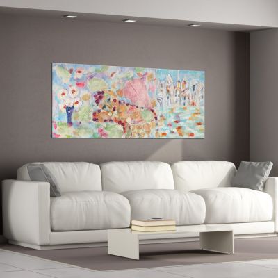 modern abstract paintings for the living room-melancholia