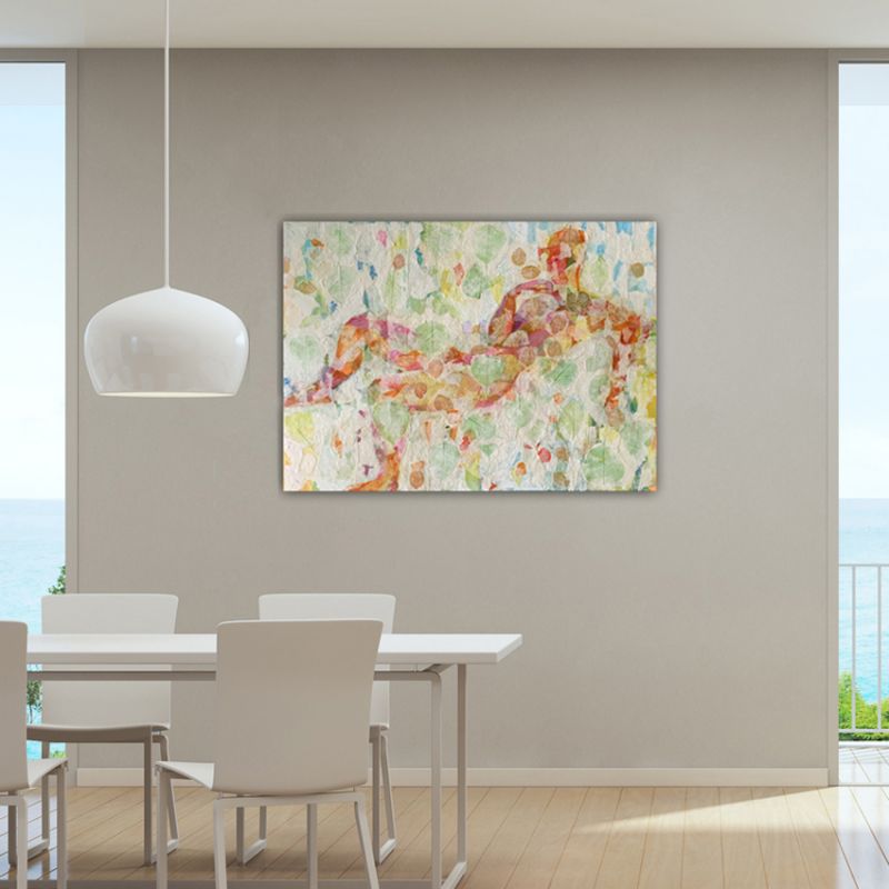 MODERN ABSTRACT PAINTINGS ideal for decorating the dining room-Dream rain