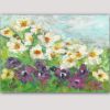 tableau moderne de fleurs pour le salon-divertimento