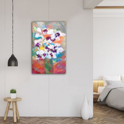 modern Flower painting-white flower