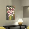 cuadros flores blancas modernas para decorar el salón -ramo de orquídeas
