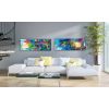 abstract flowers paintings for the living room -symphony of colours