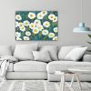 modern flower paintings to the living room-daisies