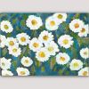 modern flower painting to the bedroom-daisies