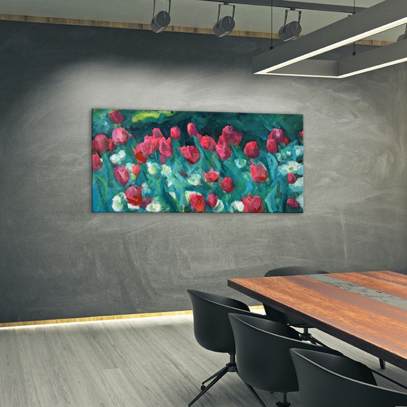 Tableaux modernes fleurs-tulipes