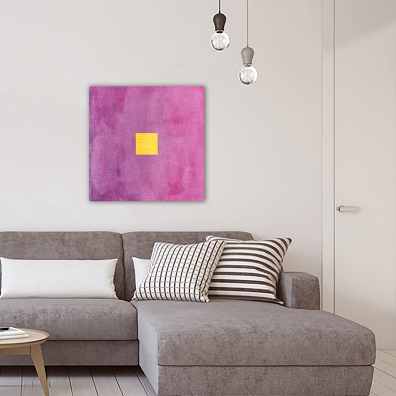 modern geometric painting for the living room- vibrant II