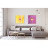 geometric modern paintings for the living room- vibrant II