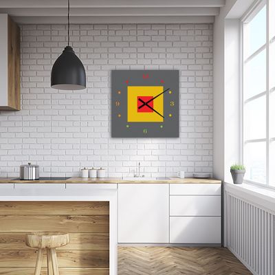 reloj de pared moderno para decorar la cocina - diseño CGV