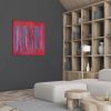 quadres moderns abstractes per decorar la sala d'estar-traçes vibrants II