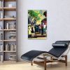 abstract urban paintings for the living room-the Ramblas II