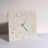 table clock SQUARE chalky color