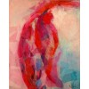 figurative abstract paintings-women serching a men