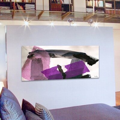 quadre modern abstracte per decorar el dormitori - tenacitat